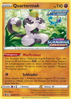 Pokémon-Karte Quartermak SWSH115