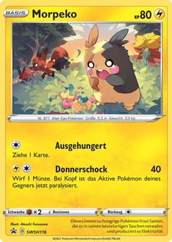 Pokémon-Karte Morpeko SWSH116