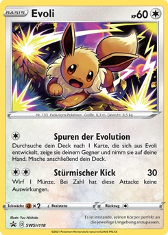 Pokémon-Karte Evoli SWSH118