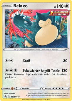 Pokémon-Karte Relaxo SWSH119
