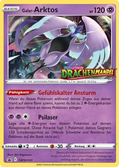 Pokémon-Karte Galar-Arktos SWSH123