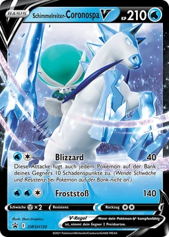 Pokémon-Karte Schimmelreiter-Coronospa V SWSH130