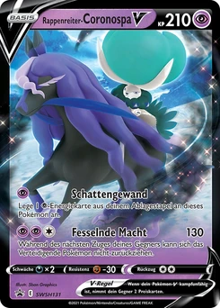 Pokémon-Karte Rappenreiter-Coronospa V SWSH131