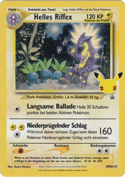 Pokémon-Karte Helles Riffex SWSH137