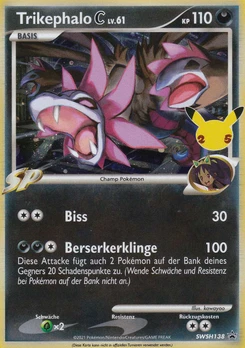 Pokémon-Karte Trikephalo C SWSH138