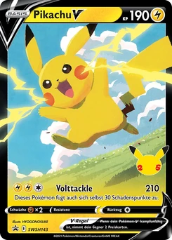 Pokémon-Karte Pikachu V SWSH143