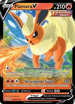 Pokémon-Karte Flamara V SWSH149