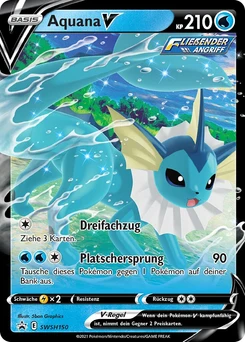 Pokémon-Karte Aquana V SWSH150