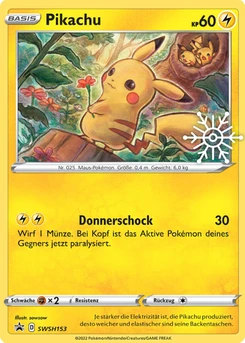 Pokémon-Karte Pikachu SWSH153