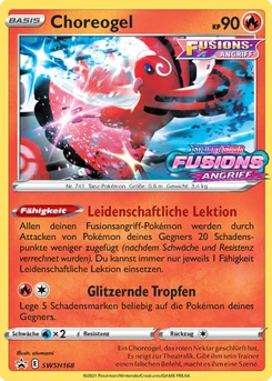 Pokémon-Karte Choreogel SWSH168
