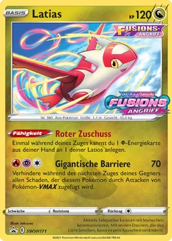 Pokémon-Karte Latias SWSH171