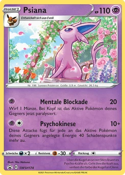 Pokémon-Karte Psiana SWSH174