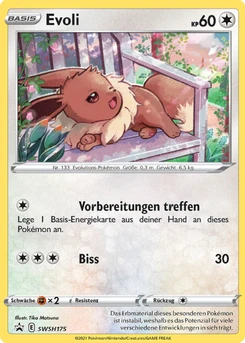 Pokémon-Karte Evoli SWSH175