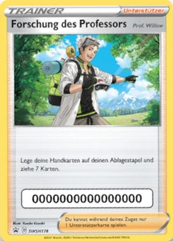 Pokémon-Karte Forschung des Professors SWSH178