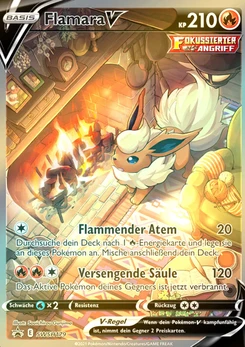 Pokémon-Karte Flamara V SWSH179