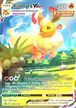 Pokémon-Karte Flamara VMAX SWSH180