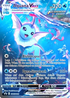 Pokémon-Karte Aquana VMAX SWSH182