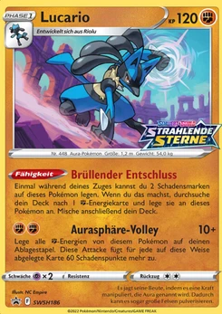 Pokémon-Karte Lucario SWSH186