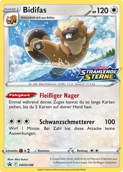 Pokémon-Karte Bidifas SWSH188