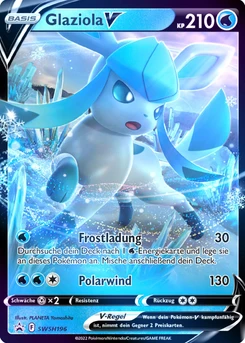 Pokémon-Karte Glaziola V SWSH196