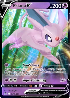 Pokémon-Karte Psiana V SWSH201