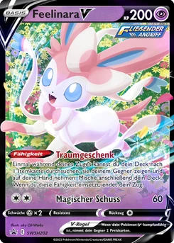 Pokémon-Karte Feelinara V SWSH202