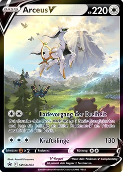Pokémon-Karte Arceus V SWSH204