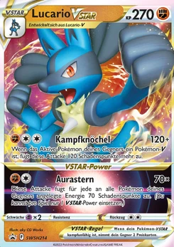 Pokémon-Karte Lucario VSTAR SWSH214