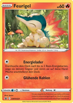 Pokémon-Karte Feurigel SWSH221