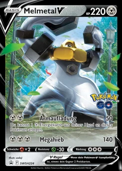 Pokémon-Karte Melmetal V SWSH224