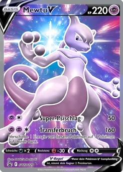 Pokémon-Karte Mewtu V SWSH229