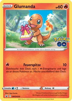 Pokémon-Karte Glumanda SWSH232