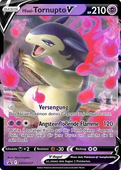 Pokémon-Karte Hisui-Tornupto V SWSH237