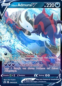 Pokémon-Karte Hisui-Admurai V SWSH239