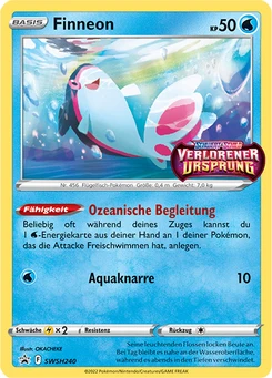 Pokémon-Karte Finneon SWSH240