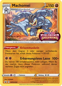 Pokémon-Karte Machomei SWSH243