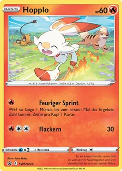 Pokémon-Karte Hopplo SWSH244