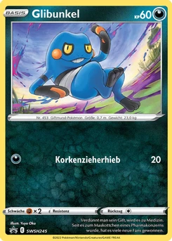 Pokémon-Karte Glibunkel SWSH245