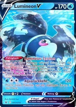 Pokémon-Karte Lumineon V SWSH250