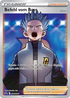 Pokémon-Karte Befehl vom Boss SWSH251