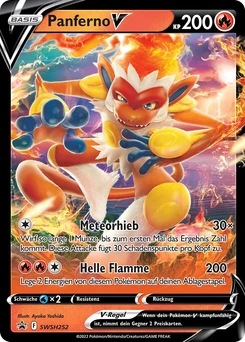 Pokémon-Karte Panferno V SWSH252