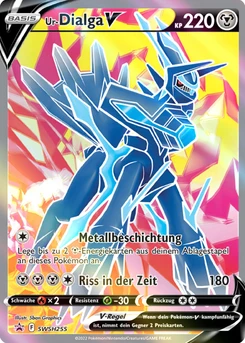 Pokémon-Karte Ur-Dialga V SWSH255