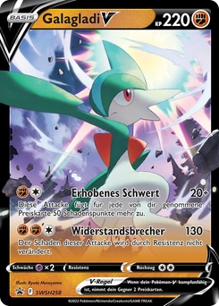 Pokémon-Karte Galagladi V SWSH258