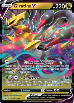 Pokémon-Karte Giratina V SWSH259