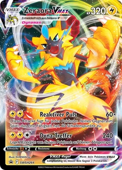 Pokémon-Karte Zeraora VMAX SWSH264