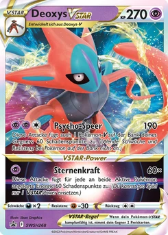 Pokémon-Karte Deoxys VSTAR SWSH268