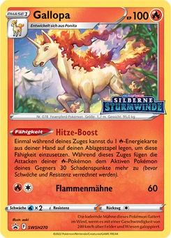 Pokémon-Karte Gallopa SWSH270