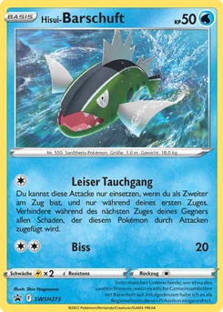 Pokémon-Karte Hisui-Barschuft SWSH273