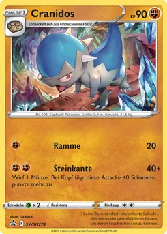 Pokémon-Karte Koknodon SWSH274