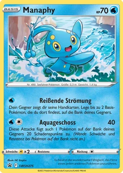 Pokémon-Karte Manaphy SWSH275